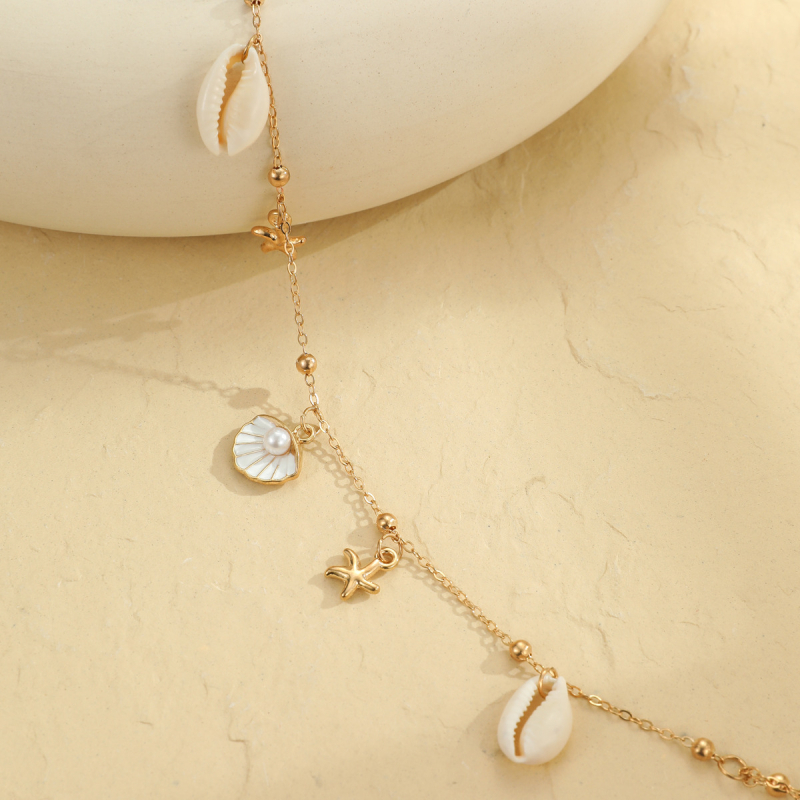 Lanț de corp pentru piept și spate, din aliaj placat electrolitic, stil european-american, pentru femei