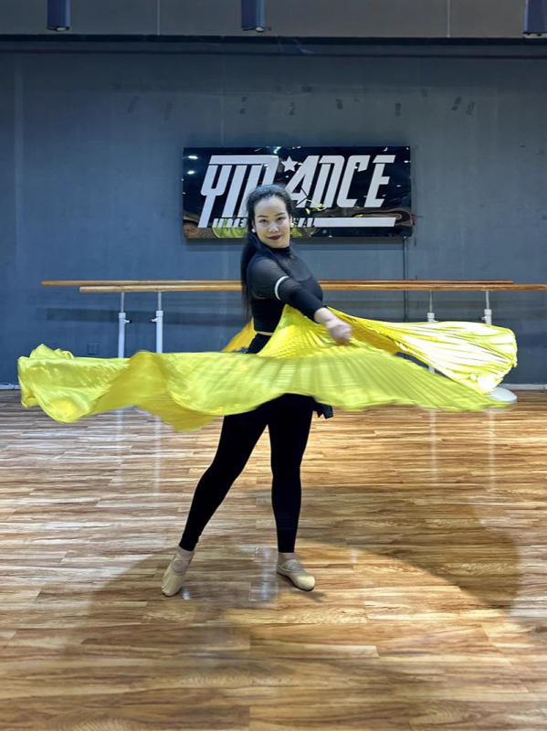 Odrasli kostim za ples trbuha s krilima na leđima i rekvizitom za pozornicu, 360° rekvizit za ruku (Brand: Priority; Prilika: Belly dance; Materijal: poliester; Glavni sastav materijala: 95%+; Sezona: proljeće 2025)