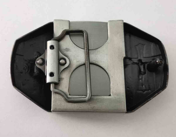 Cataramă de curea cu motiv încrucișat și design inspirat de brichetă — aliaj, cataramă netedă, Marcă: Altă, Primăvara 2023