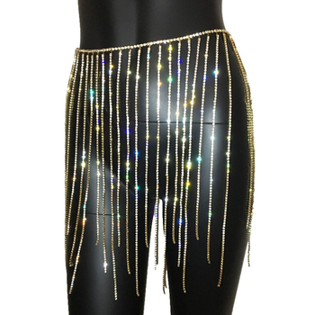 Lanț de talie cu ciucuri în stil european-american – lanț drill chain, închidere lobster, pentru reprezentații