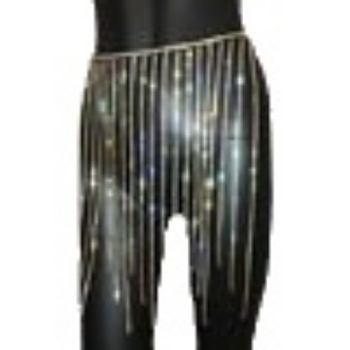 Lanț de talie cu ciucuri în stil european-american – lanț drill chain, închidere lobster, pentru reprezentații