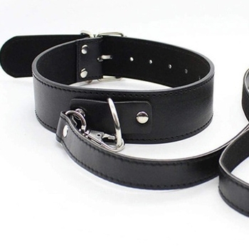 Liuji Jewelry PU koža punk stil oko vrata s kopčom za iglu, za odrasle, prilagodljivo