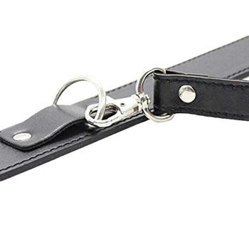 Liuji Jewelry PU koža punk stil oko vrata s kopčom za iglu, za odrasle, prilagodljivo
