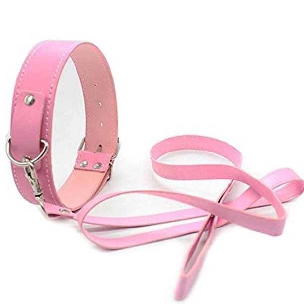 Liuji Jewelry PU koža punk stil oko vrata s kopčom za iglu, za odrasle, prilagodljivo