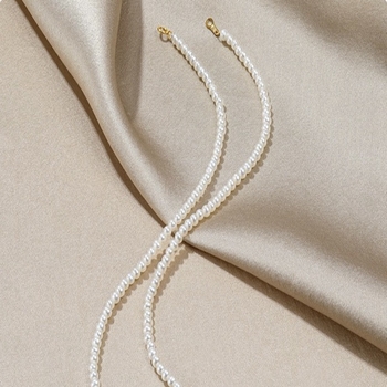 Ogrlica s perlom, 925 srebro, ručna izrada, geometrijski dizajn, težina 10,6 g