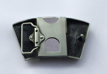 Övcsat kártya motívummal, cinkötvözet, sima csat, divatos hétköznapi stílus