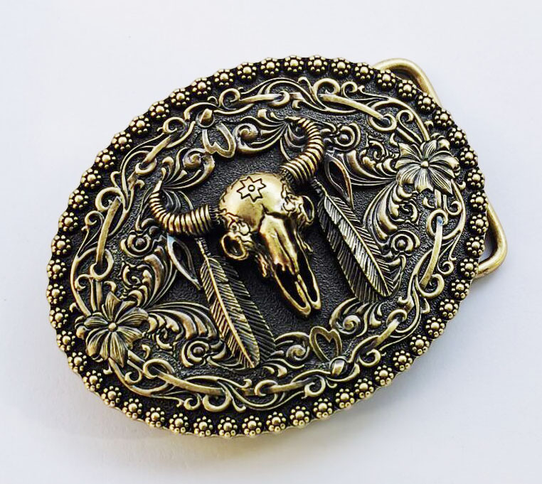 Övcsat tehénfej dizájnnal (ötvözet, sima csat, minden évszakban, 2023 tavasz)