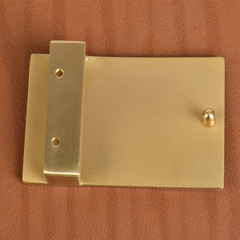 Cataramă de centură din laton, design neted (Material: Laton; Categoria produsului: Cataramă netedă; Anul listării: Primăvara 2020)