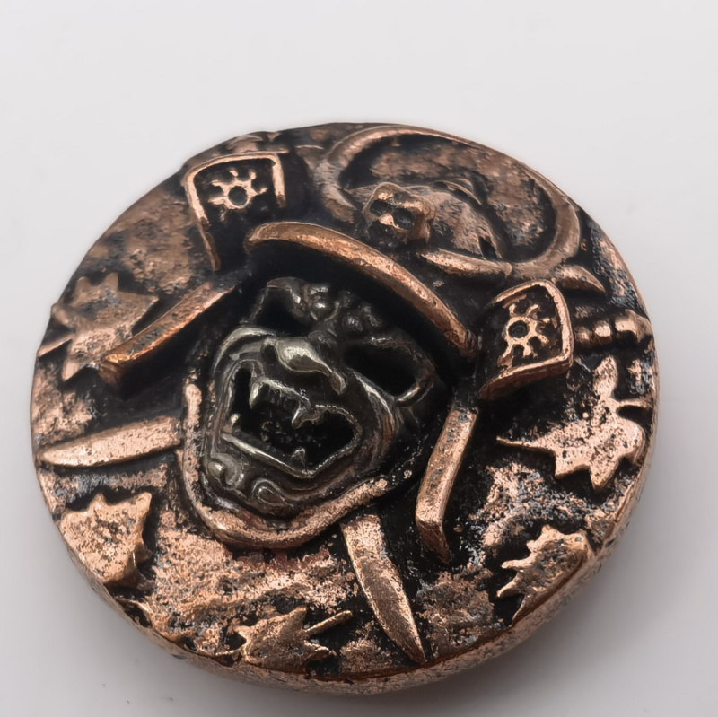 Cataramă de curea în stil japonez — Broken copper, cupru, primăvara 2025