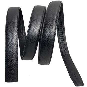 Női valódi bőrből készült öv, kétoldalas felső rétegű marhabőr, csat nélkül, kampóval záródó, embossált felület