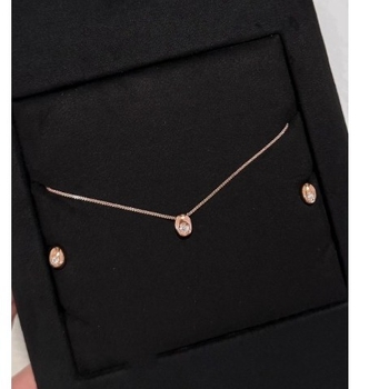 Réz alapú, aranyozott kulcscsont-nyaklánc geometrikus medállal, friss és édes stílus, őszi 2025