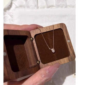 Réz alapú, aranyozott kulcscsont-nyaklánc geometrikus medállal, friss és édes stílus, őszi 2025