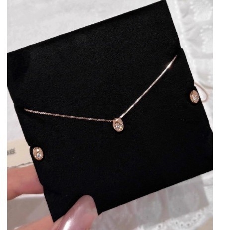 Réz alapú, aranyozott kulcscsont-nyaklánc geometrikus medállal, friss és édes stílus, őszi 2025