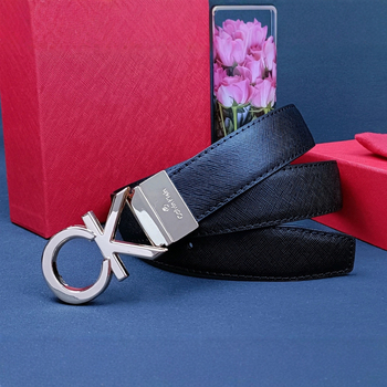 Férfi öv valódi bőrből, ötvözet csattal, automatikus zárással, 2-4 cm szélesség, személyes trend stílus