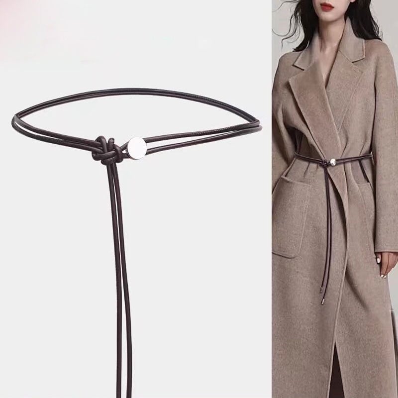 Mesterséges bőrből készült öves ruha, övcsat anyaga ötvözet, zárás tűcsattal, öv szélessége 2 cm alatt, kód A12051