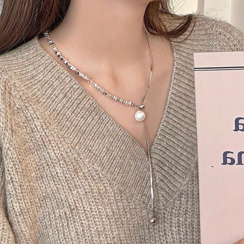 Geometriai formájú réz nyaklánc, kézműves kivitelezésben nőknek, eredeti dizájn