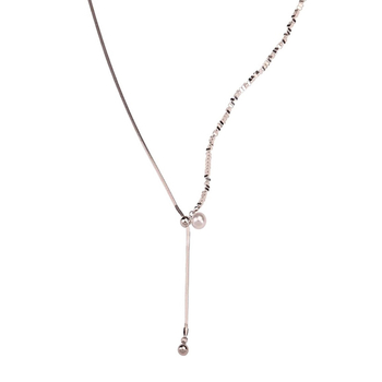 Geometriai formájú réz nyaklánc, kézműves kivitelezésben nőknek, eredeti dizájn