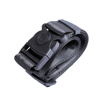 Curea tactică țesută cu model jacquard, cataramă din plastic, închidere cu cataramă, lățime peste 4 cm