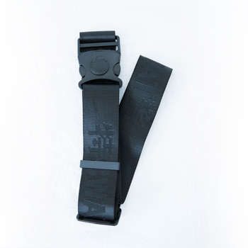 Curea tactică țesută cu model jacquard, cataramă din plastic, închidere cu cataramă, lățime peste 4 cm