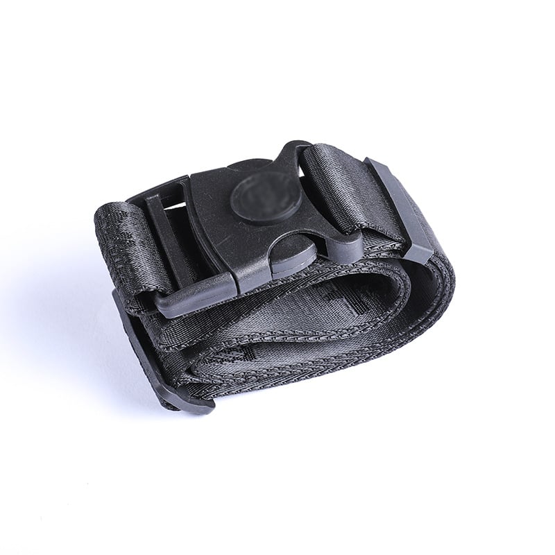 Curea tactică țesută cu model jacquard, cataramă din plastic, închidere cu cataramă, lățime peste 4 cm