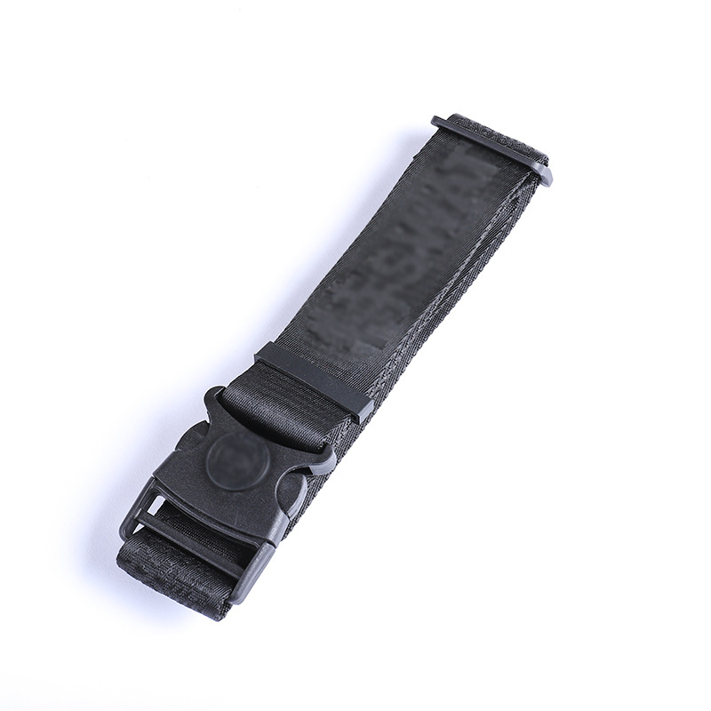 Curea tactică țesută cu model jacquard, cataramă din plastic, închidere cu cataramă, lățime peste 4 cm