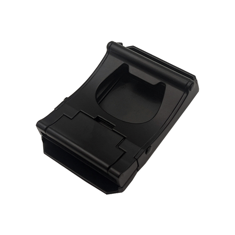 Sima övcsat, téglalap alakú, cinkötvözetből, automata csat, betűs mintázat