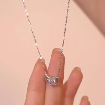 Colier pentru claviculă din argint 925, stil temperament, brand Unique, lansare primăvara 2025