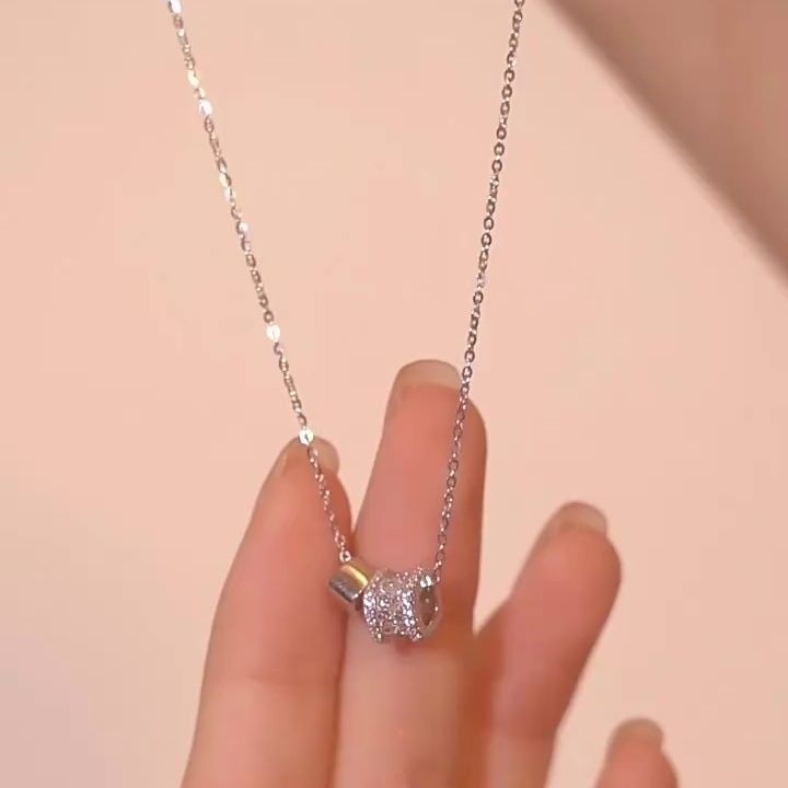 Colier pentru claviculă din argint 925, stil temperament, brand Unique, lansare primăvara 2025