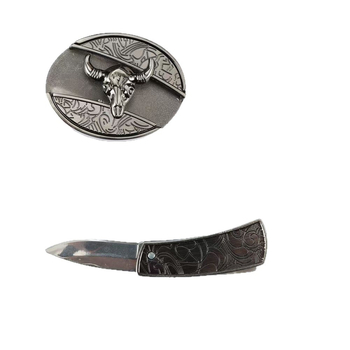 Ανδρική αγκράφα ζώνης από κράμα, οβάλ σχήμα, λεία αγκράφα με μοτίβο κεφαλής ταύρου, στυλ χιπ-χοπ