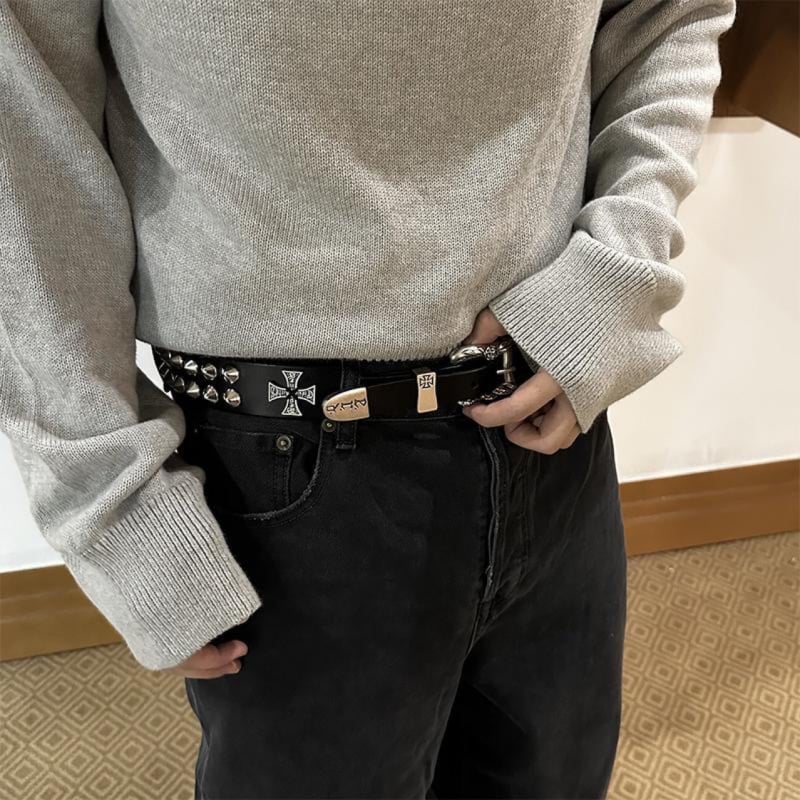 Metalni pojas s kopčom od zlitine, tanak <2 cm, ljeto 2024, unisex