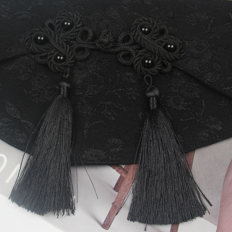 Curea Hanfu cu ciucuri – jacquard vintage, elegantă, elastică, pentru femei adulte