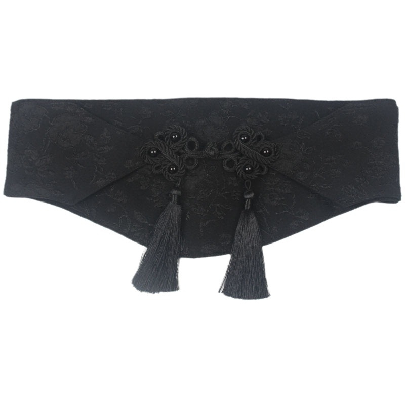 Curea Hanfu cu ciucuri – jacquard vintage, elegantă, elastică, pentru femei adulte