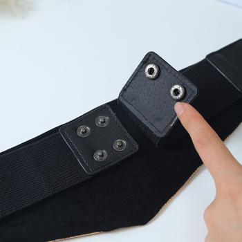 Centură de talie, elastică, stil etnic boem, construcție metalică; unisex, adult