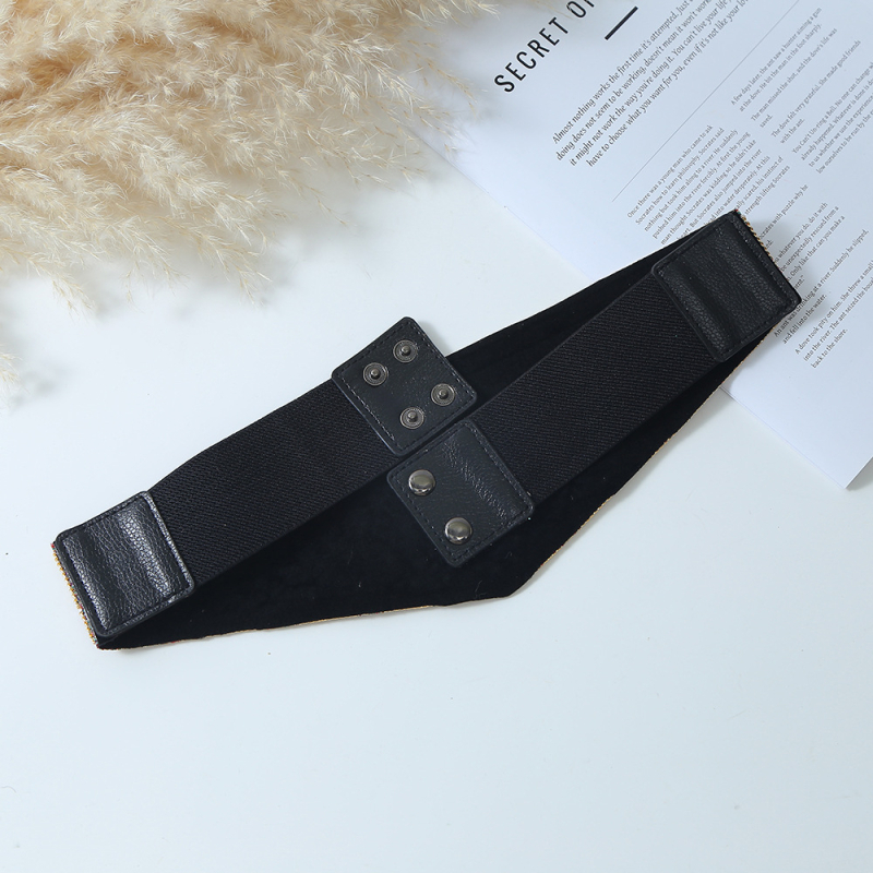Centură de talie, elastică, stil etnic boem, construcție metalică; unisex, adult