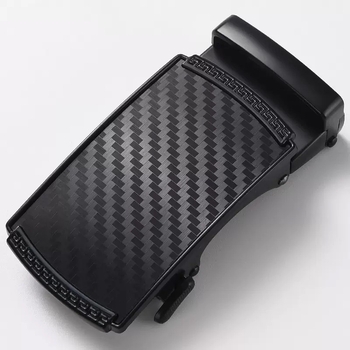 Ανδρική ζώνη επιχειρηματικού στυλ με ορθογώνια πόρπη από κράμα, μονογράμμα, αυτόματη πόρπη