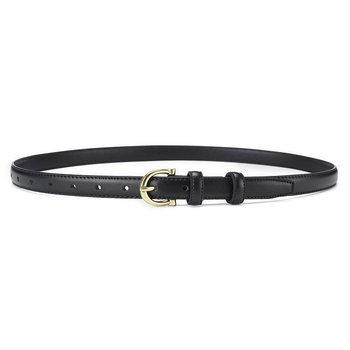 Curea subțire pentru femei cu cataramă cu cui - piele PU, cataramă din aliaj, lățime 2–4 cm, stil minimalist casual, accesorii versatile