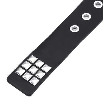 Nidowolf PU öv fém csattal, tűcsatos zár, szélesebb mint 4 cm