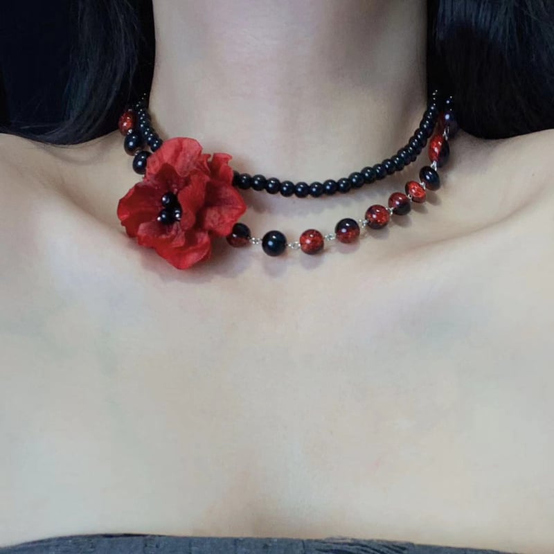 Ötvözet nyaklánc, elektroplatírozás, csavart lánc, medál ötvözetből, koreai stílus, ősz 2024