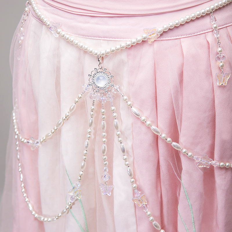 Hanfu deréklánc, nemzeti szél stílus, egylapos öv, Su shiba márka, női