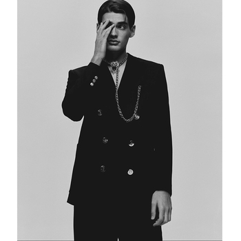 Lanț talie cu ciucuri și motiv leu, metal, stil lux (metal, stil lux, închidere cu un singur delim, toamnă 2025)