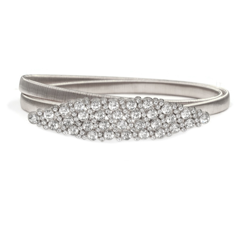 Μεταλλική ζώνη μέσης με ελατήριο — κορεατικού στυλ, ελαστική, για γυναίκες (Μέταλλο | Αλυσίδα μέσης | Γυναίκες | Tian heng | Χειμώνας 2025)