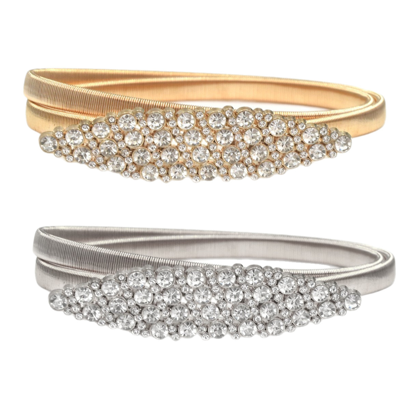 Μεταλλική ζώνη μέσης με ελατήριο — κορεατικού στυλ, ελαστική, για γυναίκες (Μέταλλο | Αλυσίδα μέσης | Γυναίκες | Tian heng | Χειμώνας 2025)