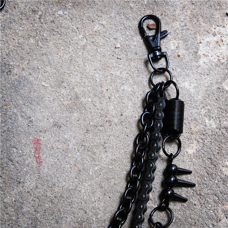 Lanț de talie, metal, stil hip-hop, cu inel simplu, lungime 60–80 cm, unisex