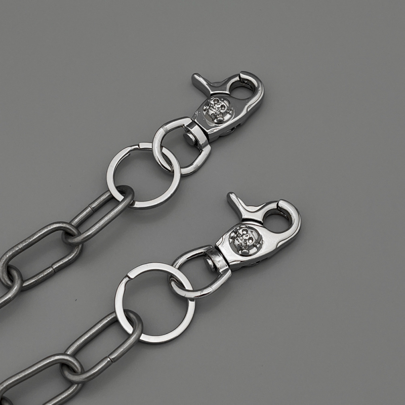 Ζώνη μέσης από τιτάνιο ατσάλι με αλυσίδα πεντάγραμμου, Unisex, στυλ πανκ χιπ-χοπ ντίσκο