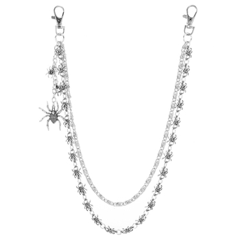 Ζώνη μέσης από μέταλλο – πανκ στυλ, Unisex, Νέοι, Όλες οι εποχές, HT1674