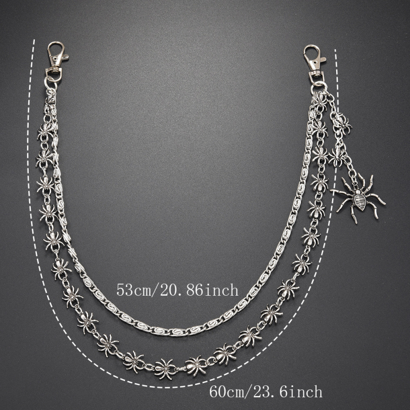 Ζώνη μέσης από μέταλλο – πανκ στυλ, Unisex, Νέοι, Όλες οι εποχές, HT1674