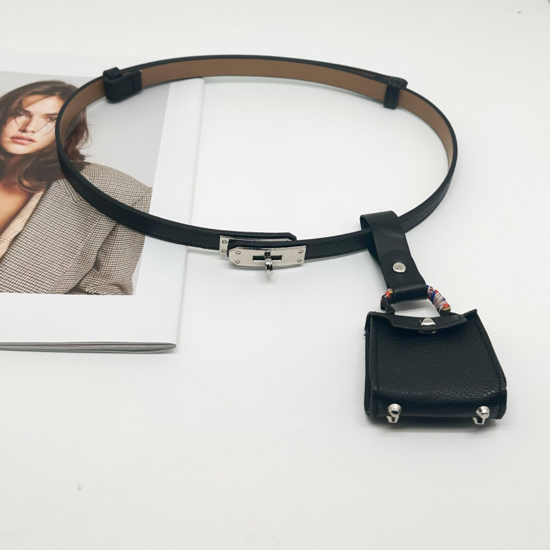 Γυναικεία ρυθμιζόμενη λεπτή ζώνη PU δέρμα με αλουμινένια αγκράφα, ζώνη μέσης, πλάτος κάτω των 2 εκ