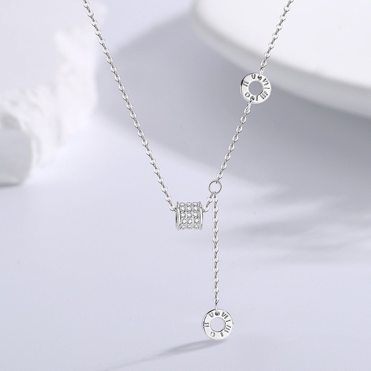 Γεωμετρικό κολιέ από χαλκό, γλυκό στυλ, καλοκαίρι 2025