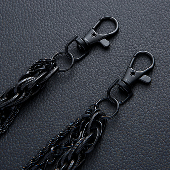 Lan Da μεταλλική ζώνη μέσης τριών στρώσεων, στυλ χιπ-χοπ, καουμπόϊκος σχεδιασμός, ferroalloy, unisex, προσαρμόσιμη