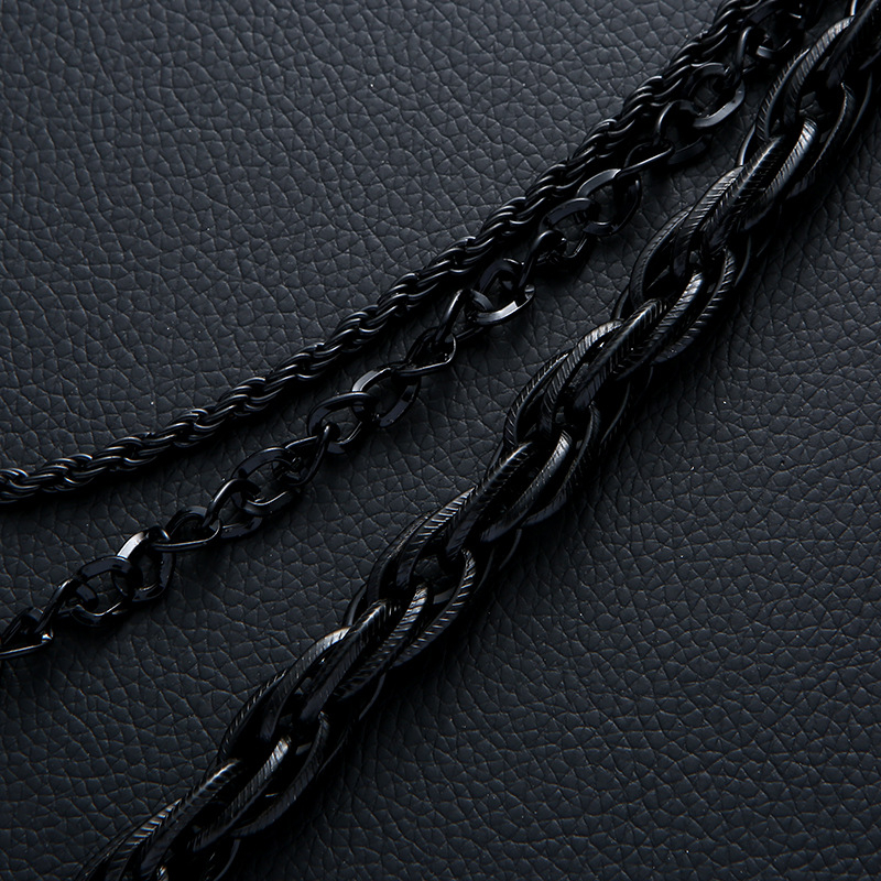 Lan Da μεταλλική ζώνη μέσης τριών στρώσεων, στυλ χιπ-χοπ, καουμπόϊκος σχεδιασμός, ferroalloy, unisex, προσαρμόσιμη